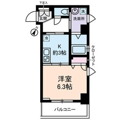 クオーレ西新宿の物件間取画像